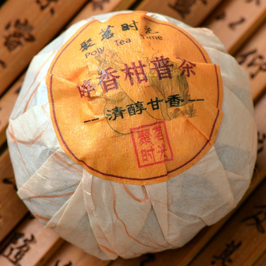 陳皮普洱不干膠標(biāo)簽